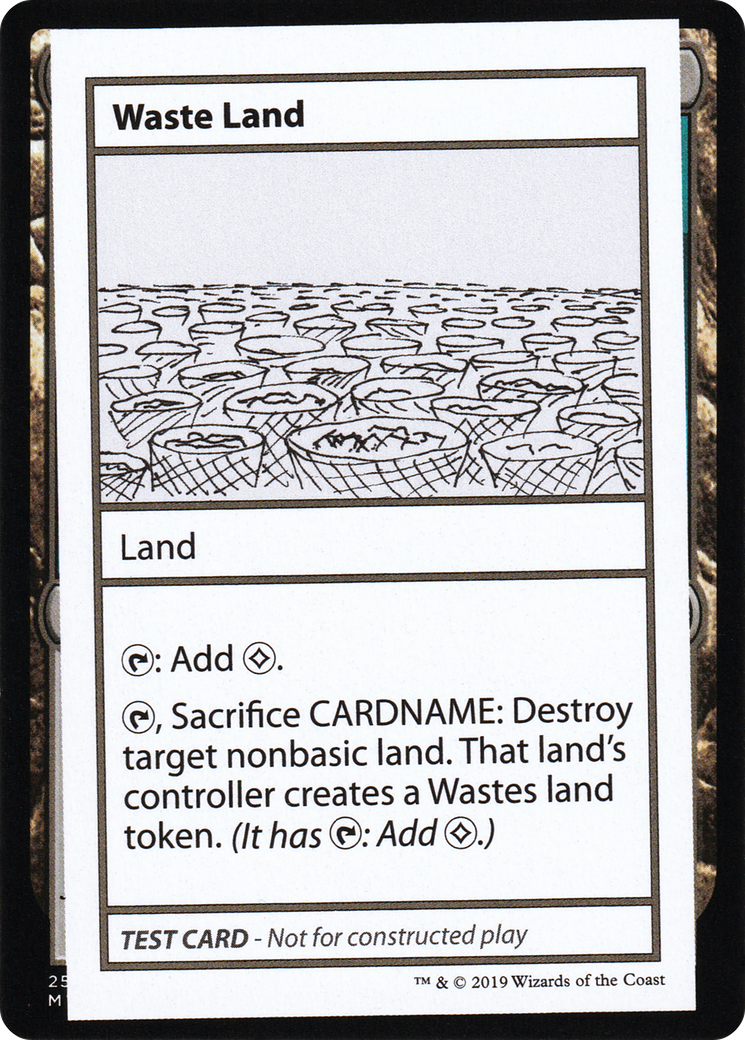 Waste Land (2021 Edition) [Mystery Booster Playtest Cards]
