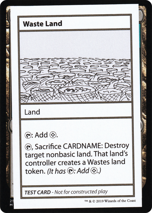 Waste Land (2021 Edition) [Mystery Booster Playtest Cards]