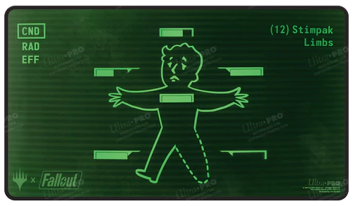 Ultra PRO: Playmat Stitched - Fallout Commander (Inventory Management)