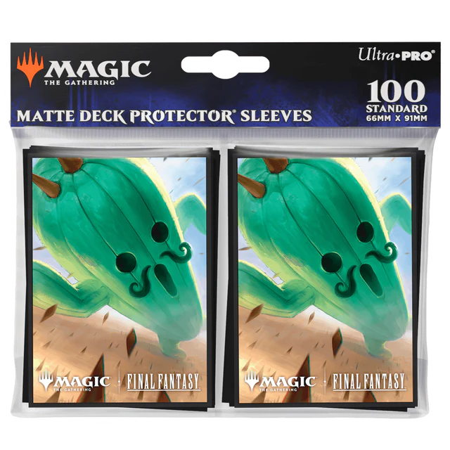 Ultra PRO: Standard 100ct Sleeves - Final Fantasy (Jumbo Cactuar)