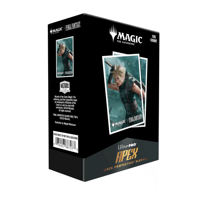 Ultra PRO: Standard 105ct APEX Sleeves - Final Fantasy (Cloud, Planet's Champion)