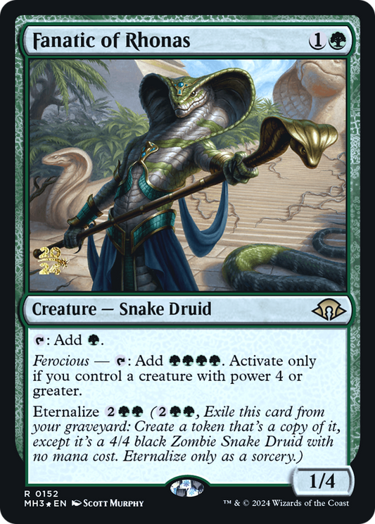 Fanatic of Rhonas [Modern Horizons 3 Prerelease Promos]