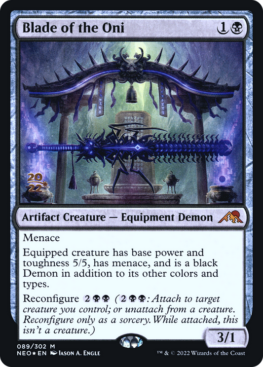 Blade of the Oni [Kamigawa: Neon Dynasty Prerelease Promos]