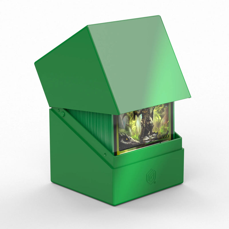 Ultimate Guard Boulder Deck Box - Solid Green (100+)