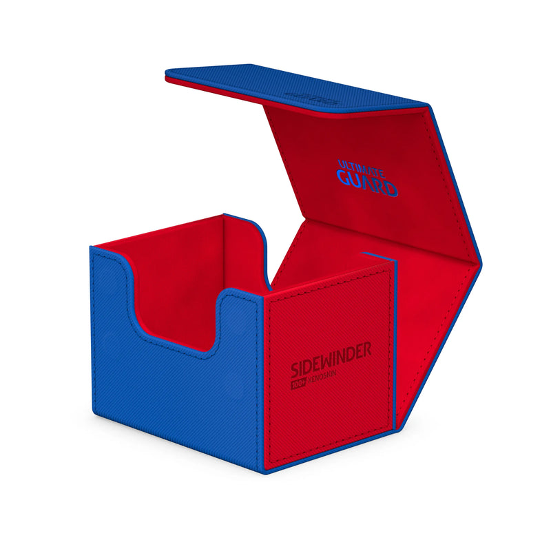 Ultimate Guard Sidewinder Synergy Deck Box - Blue/Red (100+)