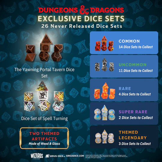 The Yawning Portal Treasure Pack Dice Sets