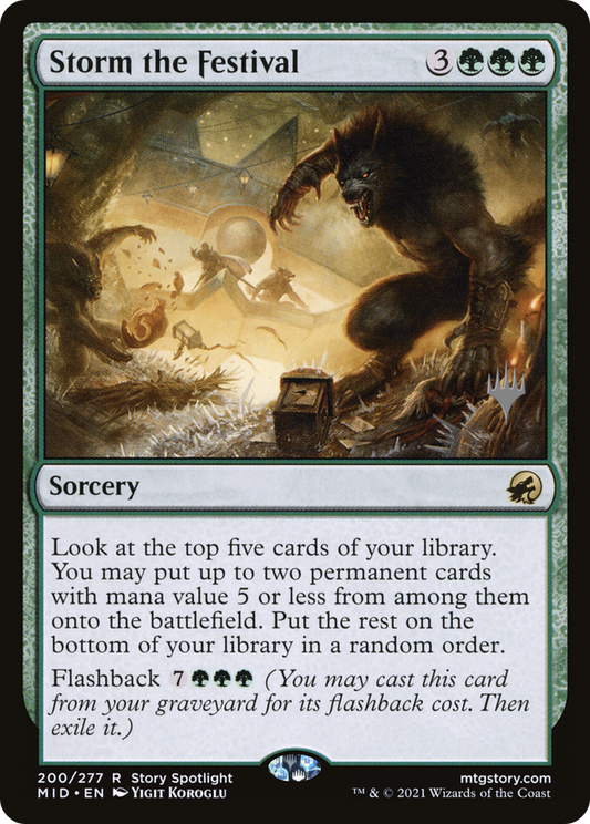 Storm the Festival (Promo Pack) [Innistrad: Midnight Hunt Promos]