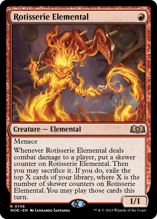 Rotisserie Elemental (Promo Pack) [Wilds of Eldraine Promos]