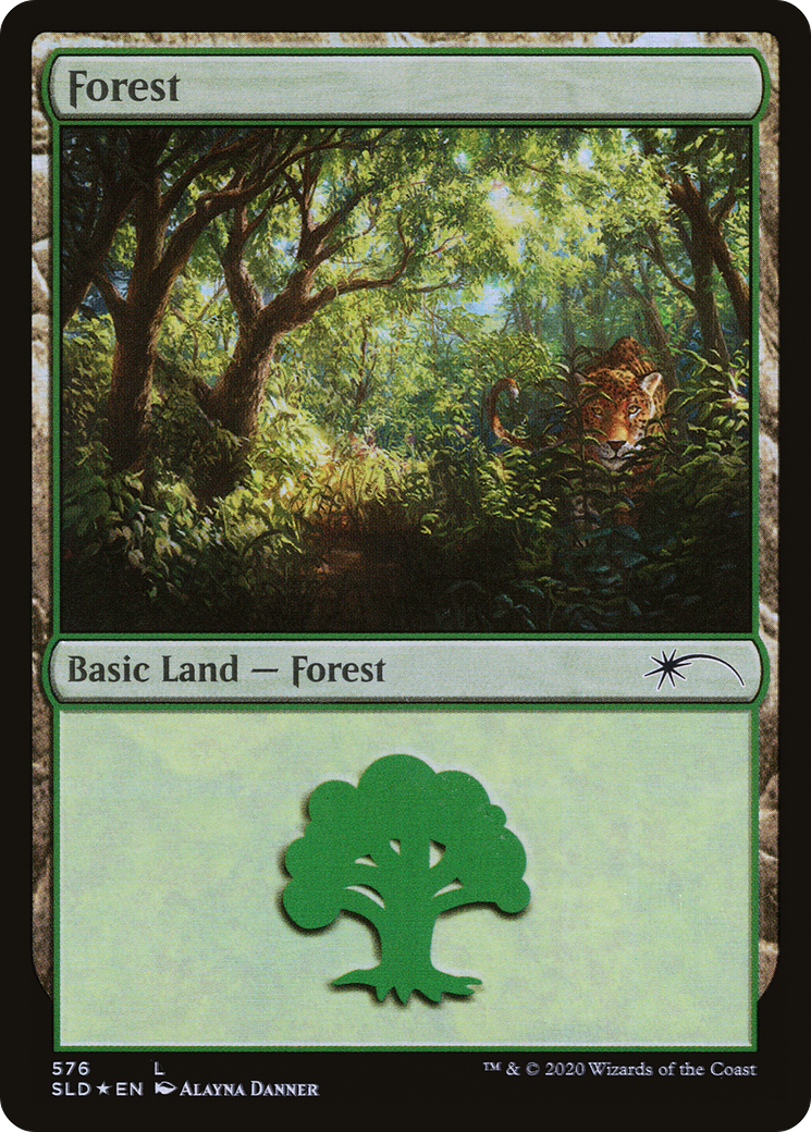 Forest (Cats) (576) [Secret Lair Drop Promos]