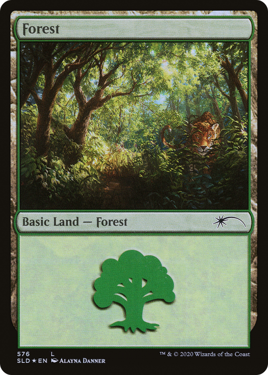 Forest (Cats) (576) [Secret Lair Drop Promos]