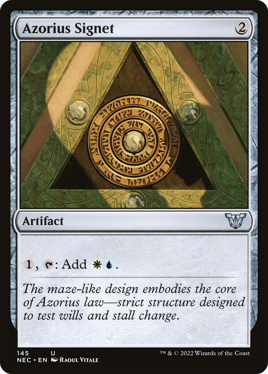 Azorius Signet [Kamigawa: Neon Dynasty Commander]