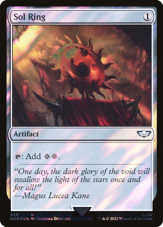 Sol Ring (249) (Surge Foil) [Warhammer 40,000]