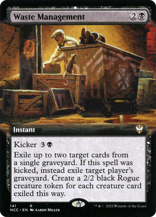 Waste Management (Extended Art) [Streets of New Capenna Commander]