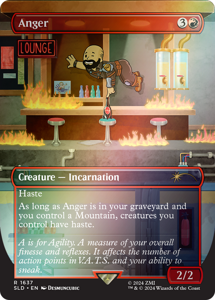 Anger (Rainbow Foil) [Secret Lair Drop Series]