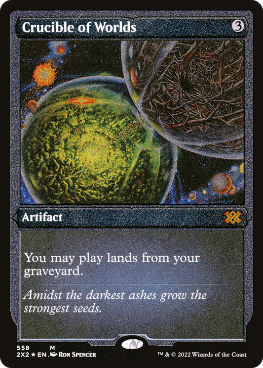 Crucible of Worlds (Foil Etched) [Double Masters 2022]