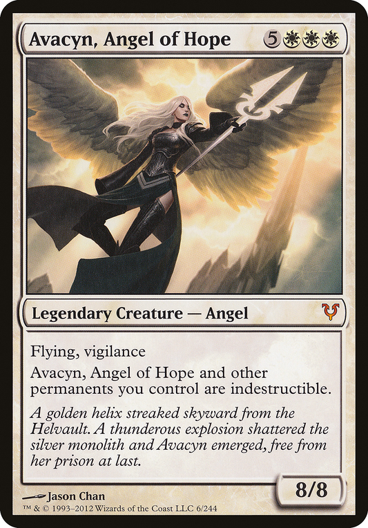 Avacyn, Angel of Hope (Oversized) [Open the Helvault]