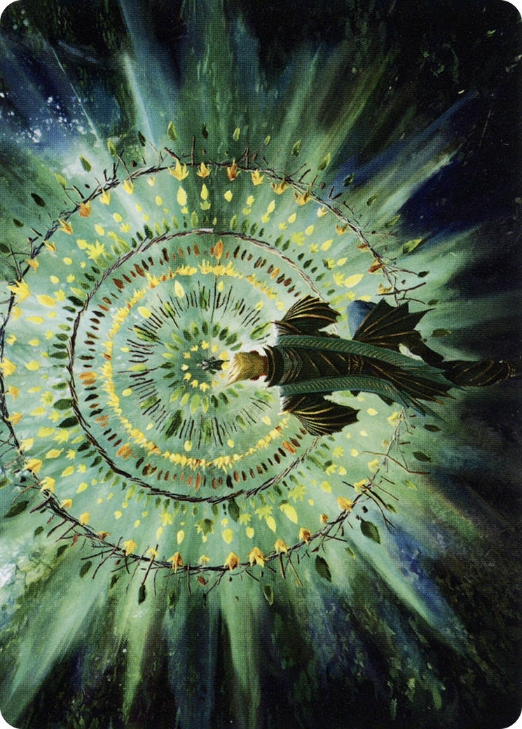 Verdant Mastery Art Card (ASSTX-019) - Strixhaven Art Series (Borderless) Foil