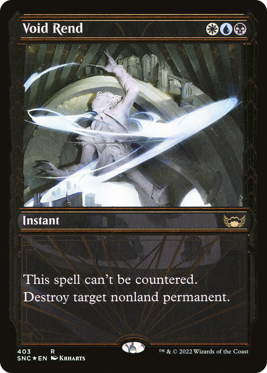 Void Rend (Showcase Golden Age Gilded Foil) [Streets of New Capenna]