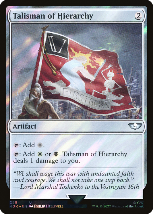 Talisman of Hierarchy (Surge Foil) [Warhammer 40,000]
