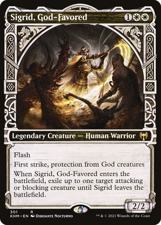 Sigrid, God-Favored (Showcase) [Kaldheim]