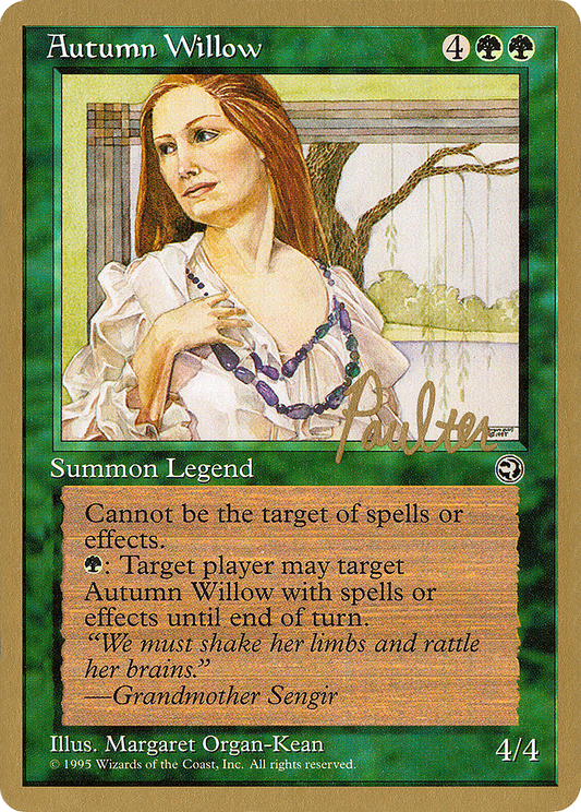 Autumn Willow (Preston Poulter) [Pro Tour Collector Set]