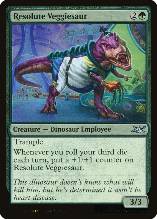 Resolute Veggiesaur (Galaxy Foil) [Unfinity]