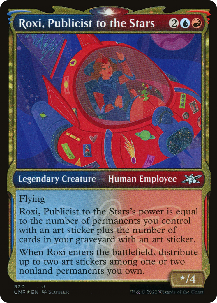 Roxi, Publicist to the Stars (Showcase) (Galaxy Foil) [Unfinity]