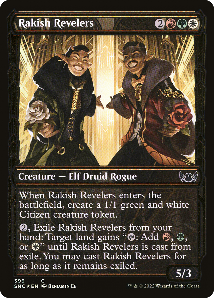 Rakish Revelers (Showcase Golden Age Gilded Foil) [Streets of New Capenna]