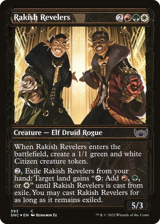 Rakish Revelers (Showcase Golden Age Gilded Foil) [Streets of New Capenna]