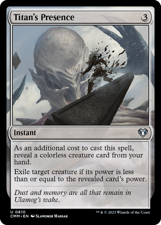 Titan's Presence [Commander Masters]