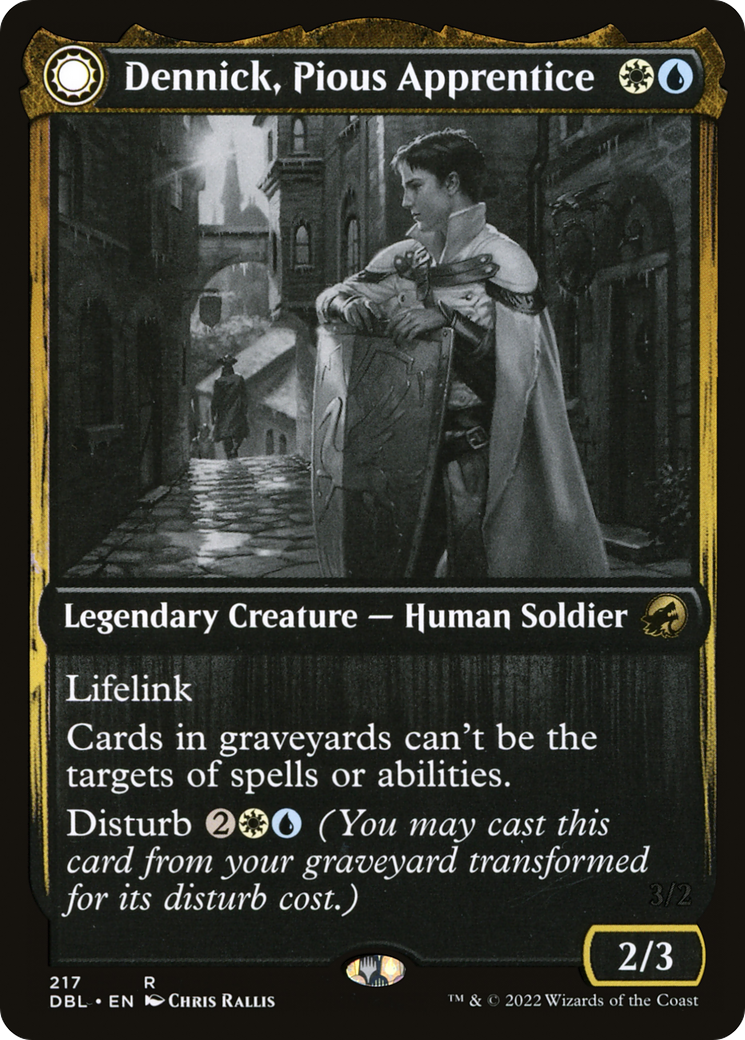 Dennick, Pious Apprentice // Dennick, Pious Apparition [Innistrad: Double Feature]