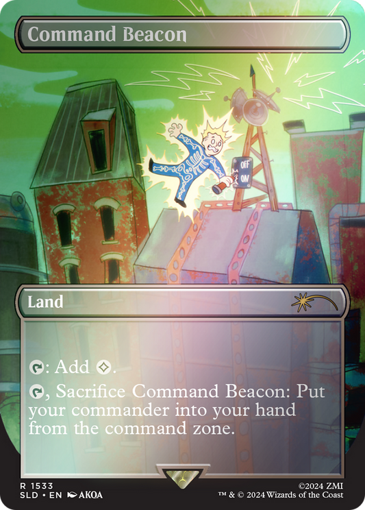 Command Beacon (Rainbow Foil) [Secret Lair Drop Series]