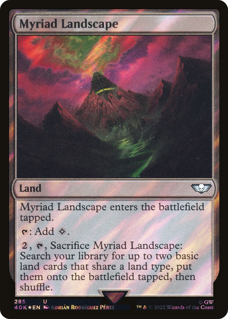 Myriad Landscape (Surge Foil) [Warhammer 40,000]