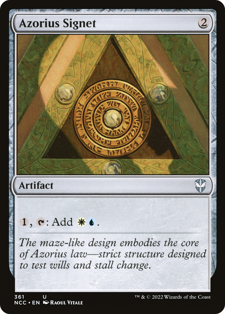 Azorius Signet [Streets of New Capenna Commander]