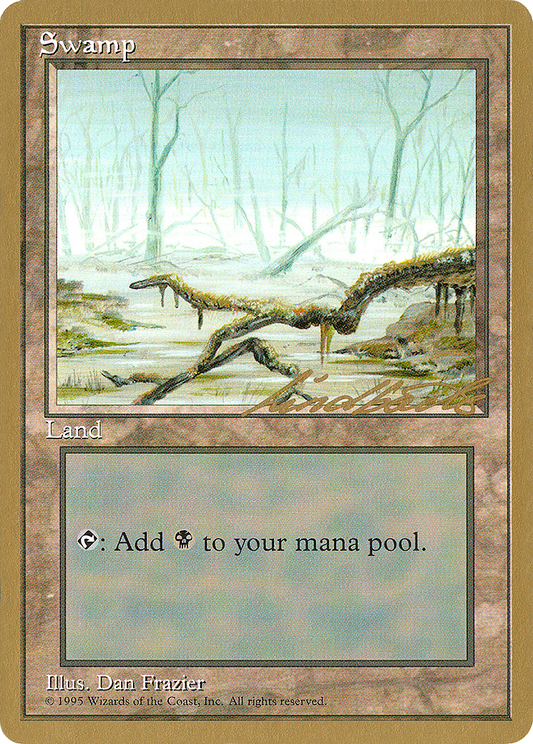 Swamp (ll371) (Leon Lindback) [Pro Tour Collector Set]