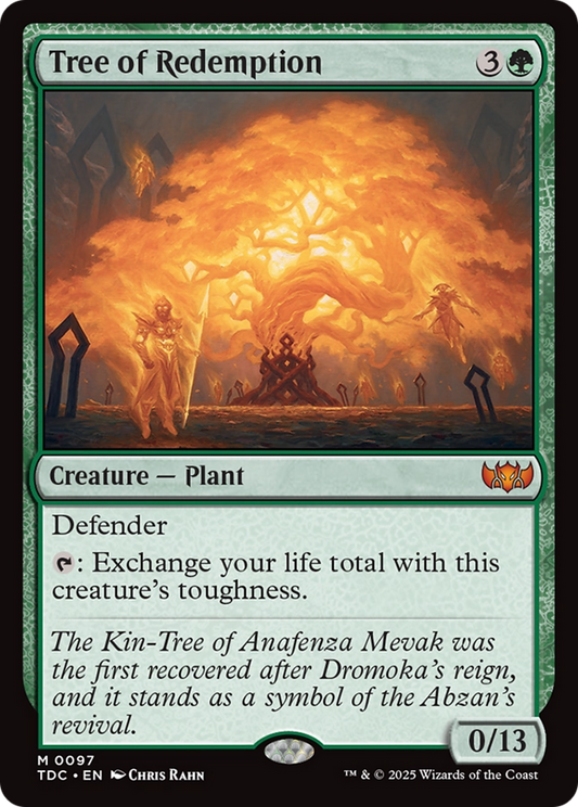 Tree of Redemption [Tarkir: Dragonstorm Commander]