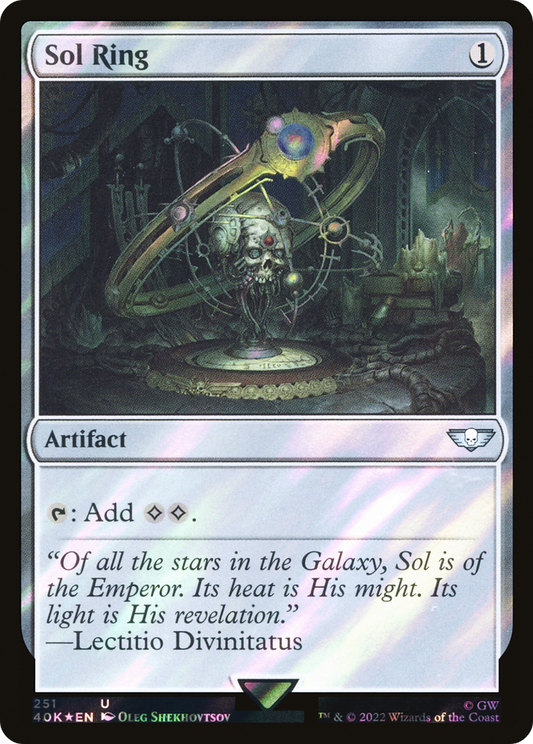 Sol Ring (251) (Surge Foil) [Warhammer 40,000]
