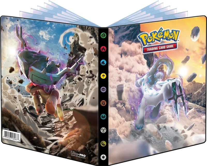 Ultra PRO: 9-Pocket PRO Binder - Scarlet and Violet 4 Pocket Portfolio