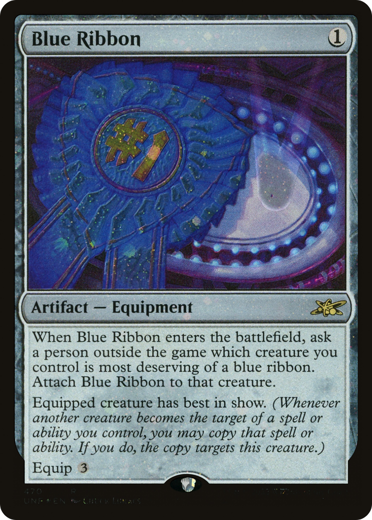 Blue Ribbon (Galaxy Foil) [Unfinity]
