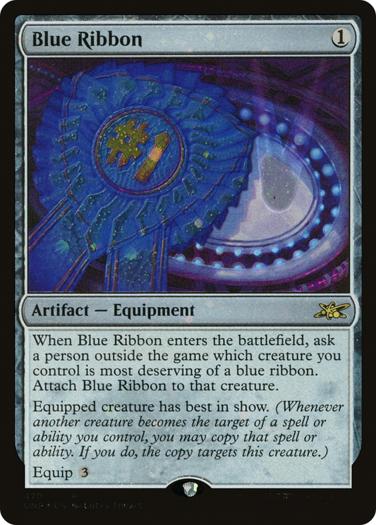 Blue Ribbon (Galaxy Foil) [Unfinity]