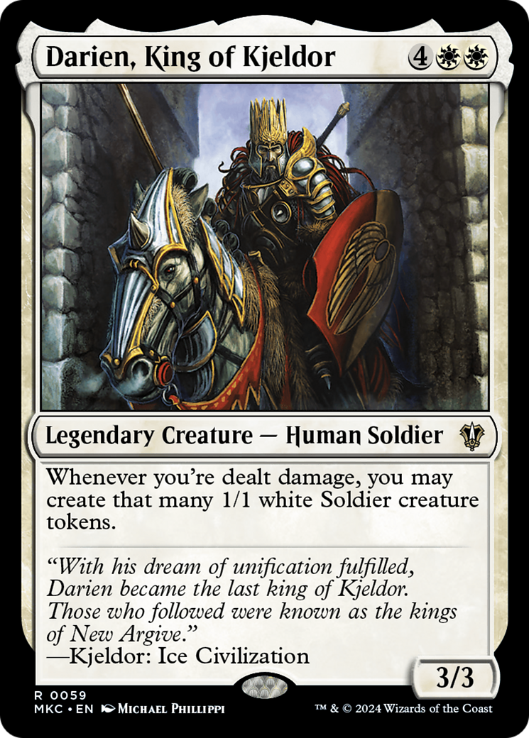 Darien, King of Kjeldor [Murders at Karlov Manor Commander]