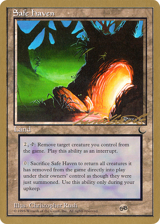 Safe Haven (Leon Lindback) (SB) [Pro Tour Collector Set]