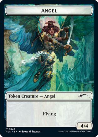 Angel (SLD) // Soldier (CMR) Double-Sided Token [Secret Lair: Angels Tokens]
