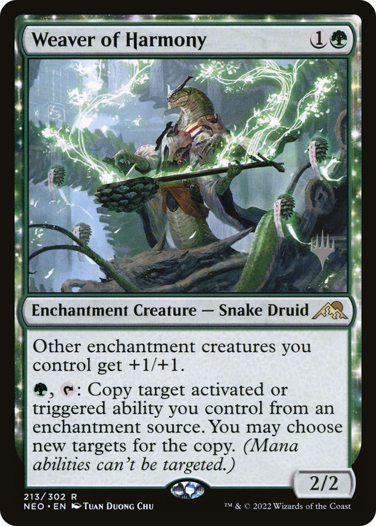 Weaver of Harmony (Promo Pack) [Kamigawa: Neon Dynasty Promos]
