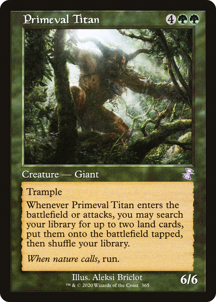 Primeval Titan (Timeshifted) [Time Spiral Remastered]