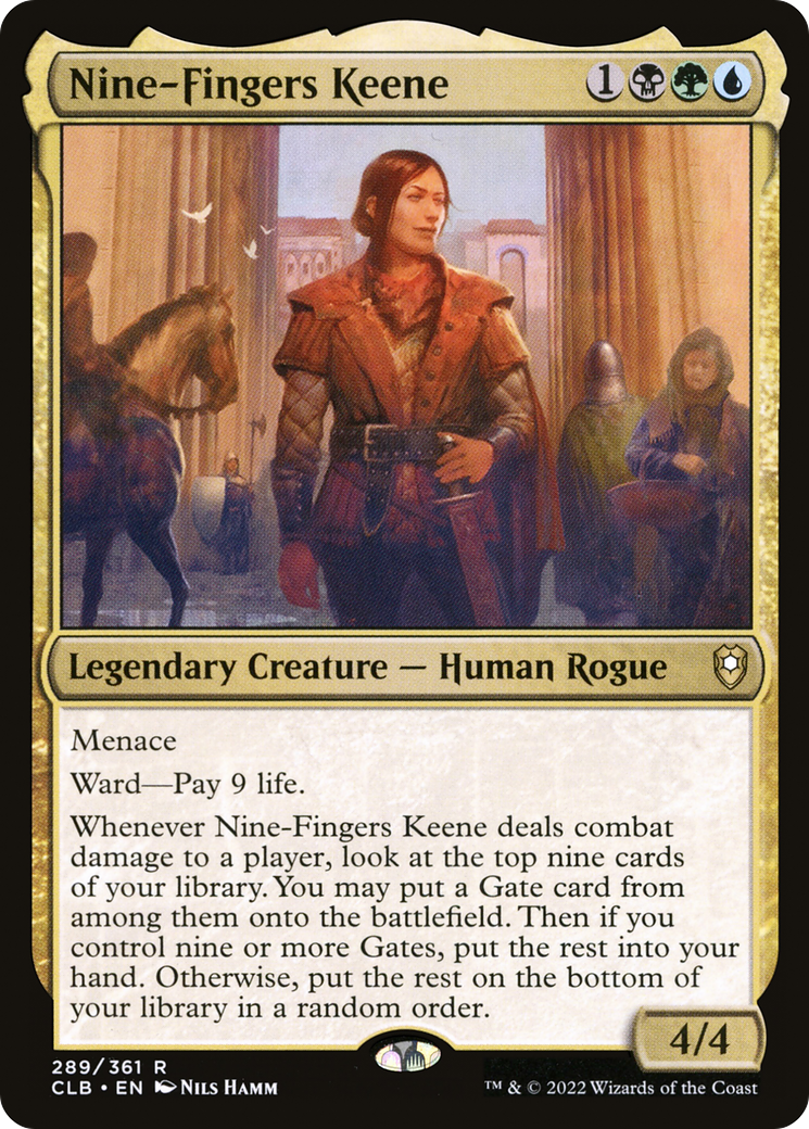 Nine-Fingers Keene [Commander Legends: Battle for Baldur's Gate]
