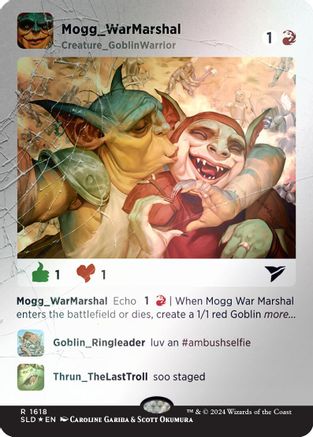 Mogg War Marshal (Rainbow Foil) [Secret Lair Drop Series]