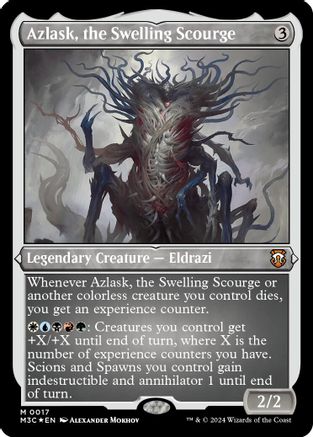 Azlask, the Swelling Scourge (Foil Etched) [Modern Horizons 3 Commander]