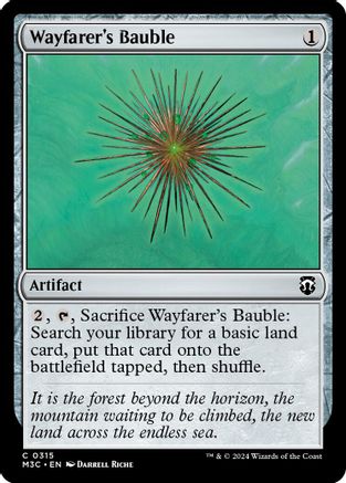 Wayfarer's Bauble (Ripple Foil) [Modern Horizons 3 Commander]