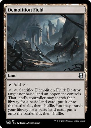 Demolition Field (Ripple Foil) [Modern Horizons 3 Commander]